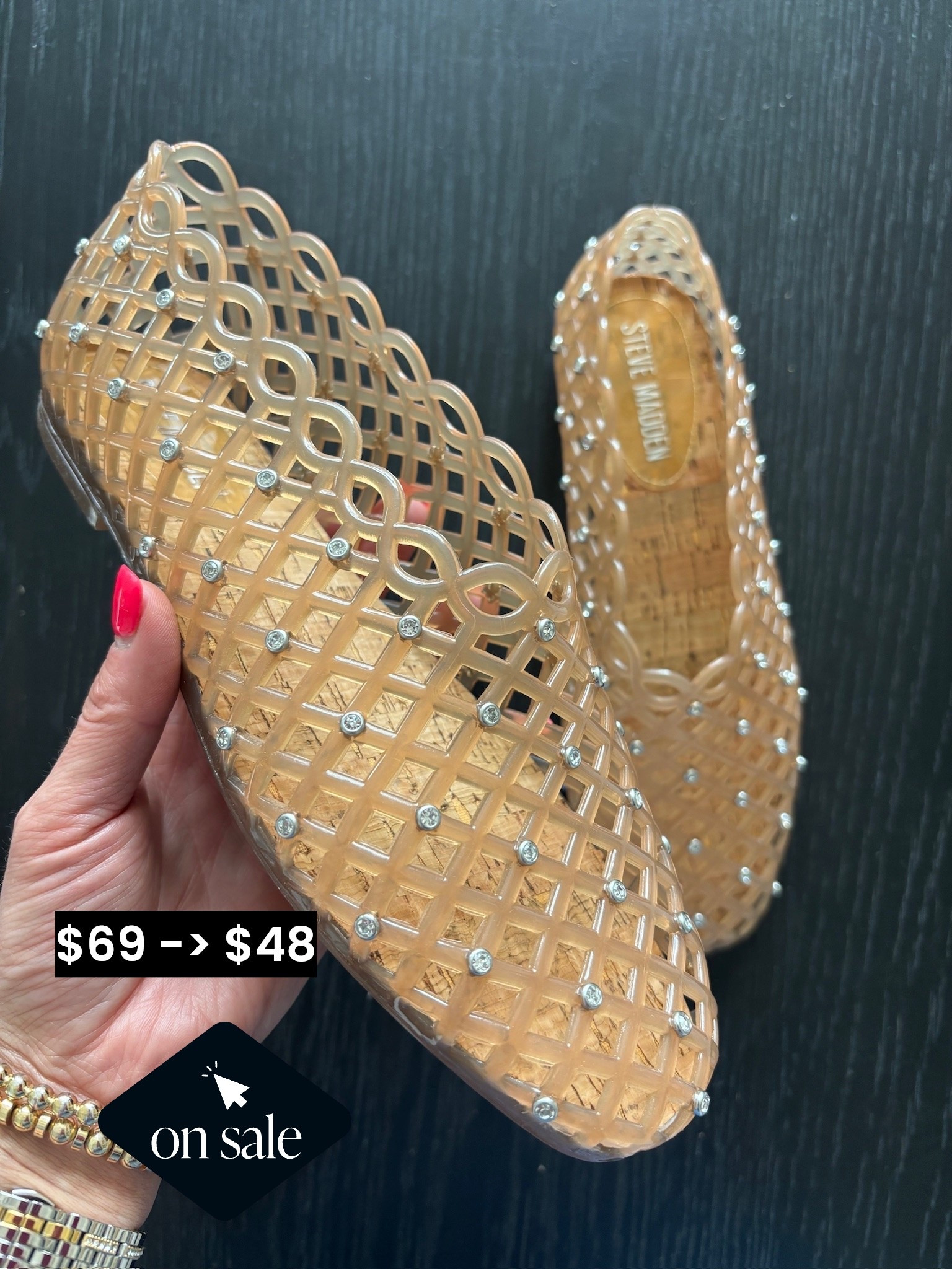 This jelly flat is so on trend this summer! It’s rare to find them marked down and in stock! @Macys 

#LTKSaleAlert