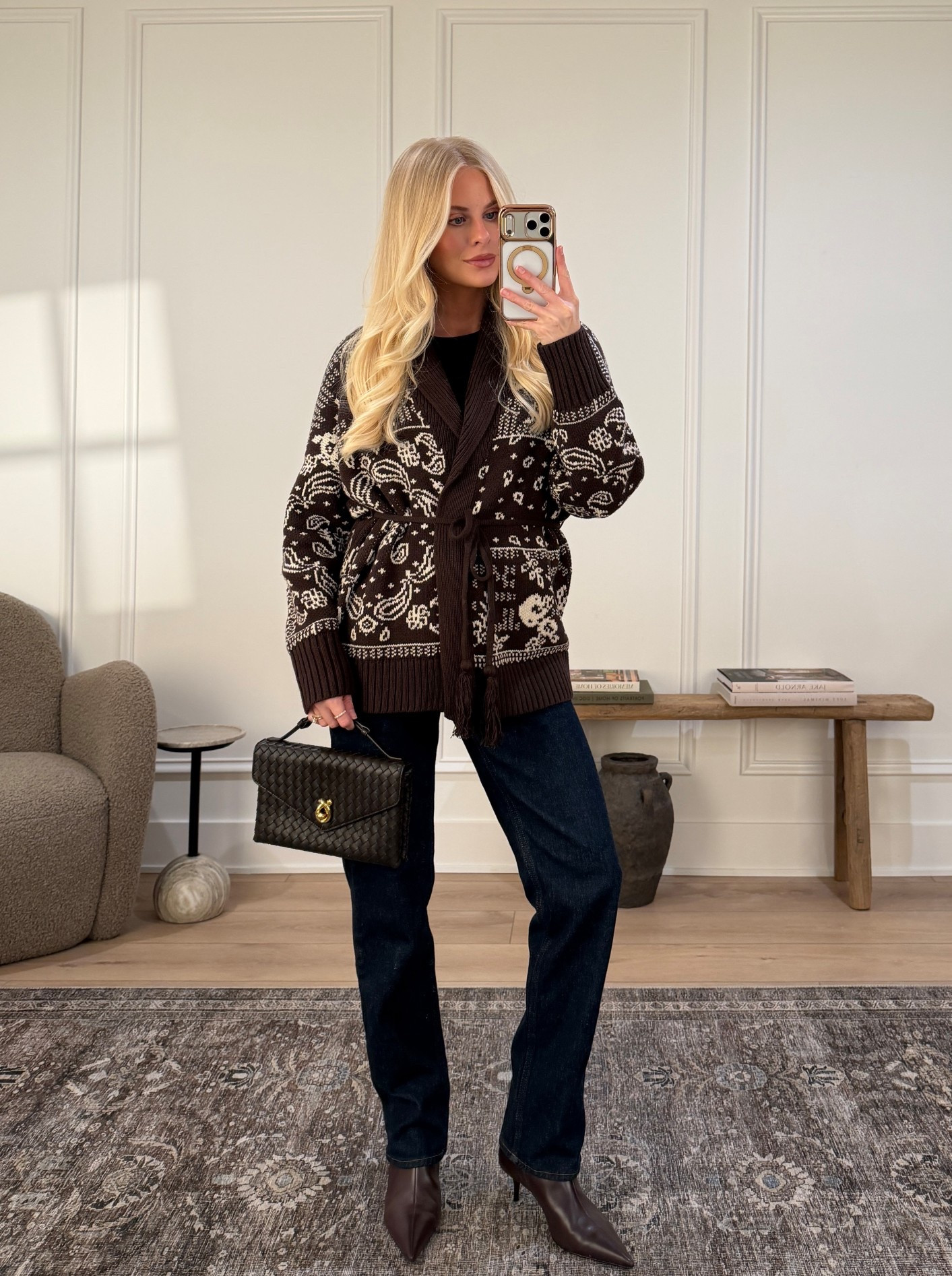 Stack my code AFKATHLEEN for an extra 15% off the Black Friday sale! 

Wearing a medium in sweater, linking similar black tee, 27 reg in jeans (sized up for pregnancy, runs TTS), boots are true to size.
#KathleenPost 

Black Friday Sale, cyber week, cyber Monday, winter fashion, winter outfit, holiday outfit

#LTKSaleAlert #LTKCyberWeek #LTKHoliday