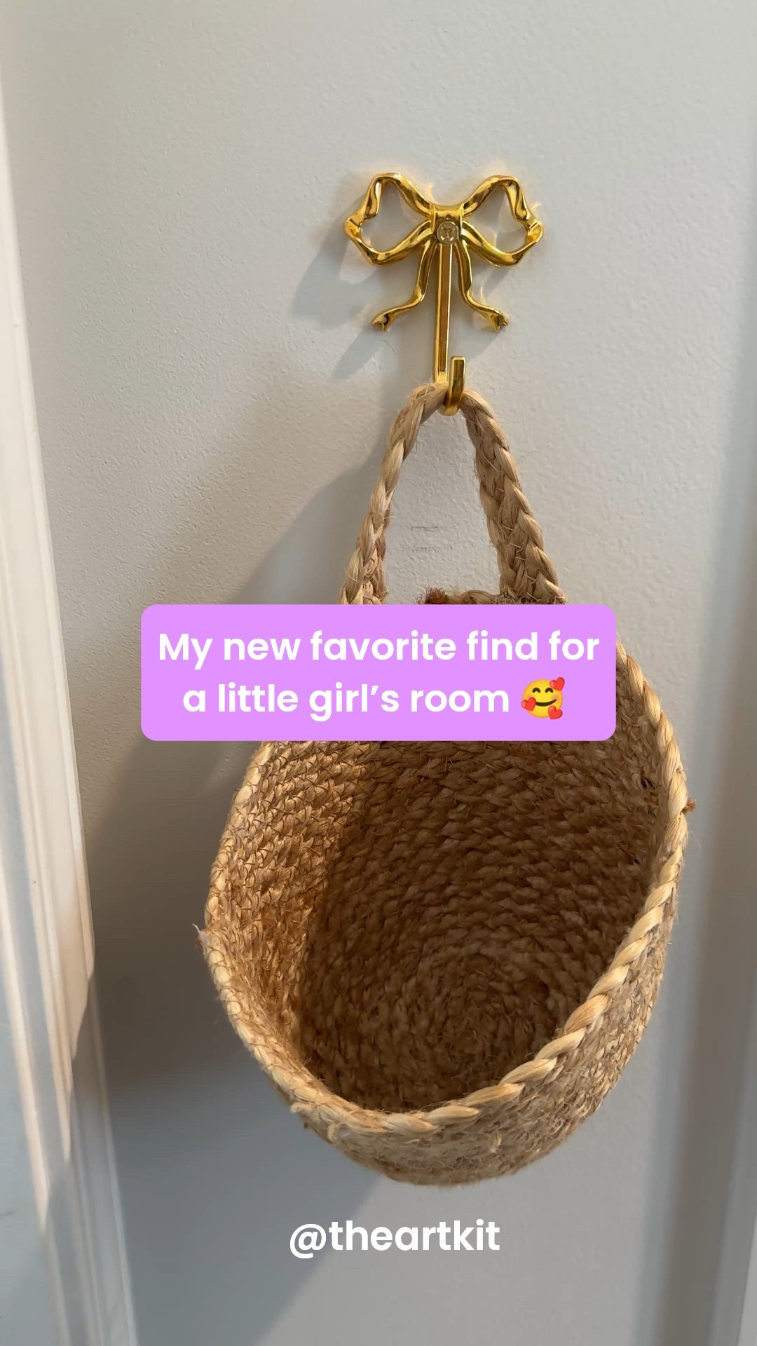 These gold bow hooks are stunning! Love the weight and detail!

#LTKHome #LTKBaby #LTKKids