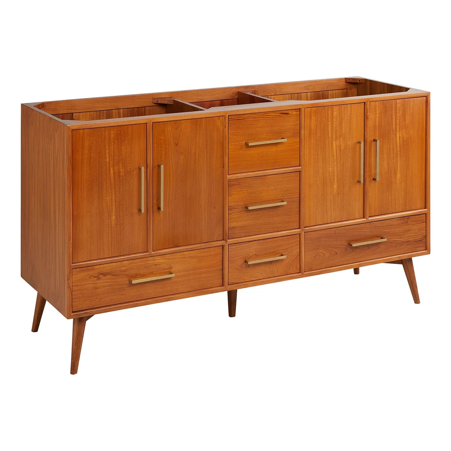 60" Novak Double Bathroom Vanity - Cabinet Only | Wayfair North America