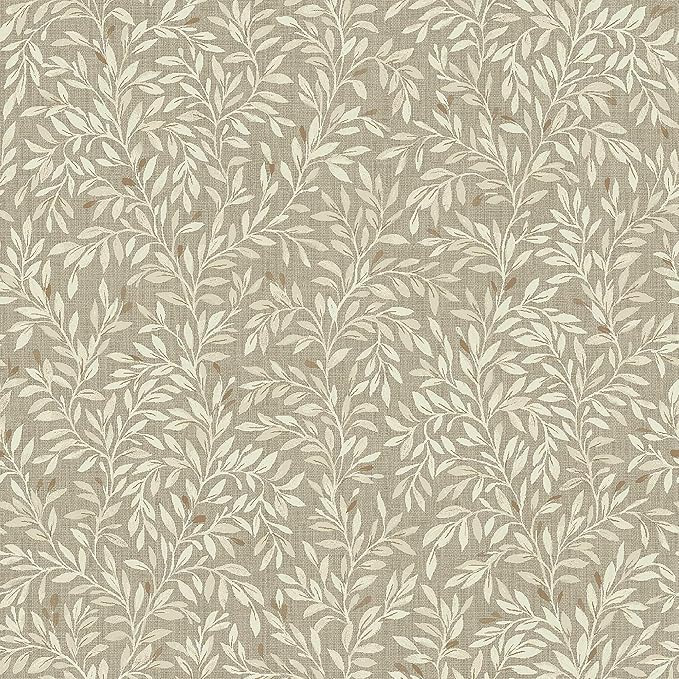 NEXT Ditsy Leaf Neutral Removable Wallpaper, Natural | Amazon (US)