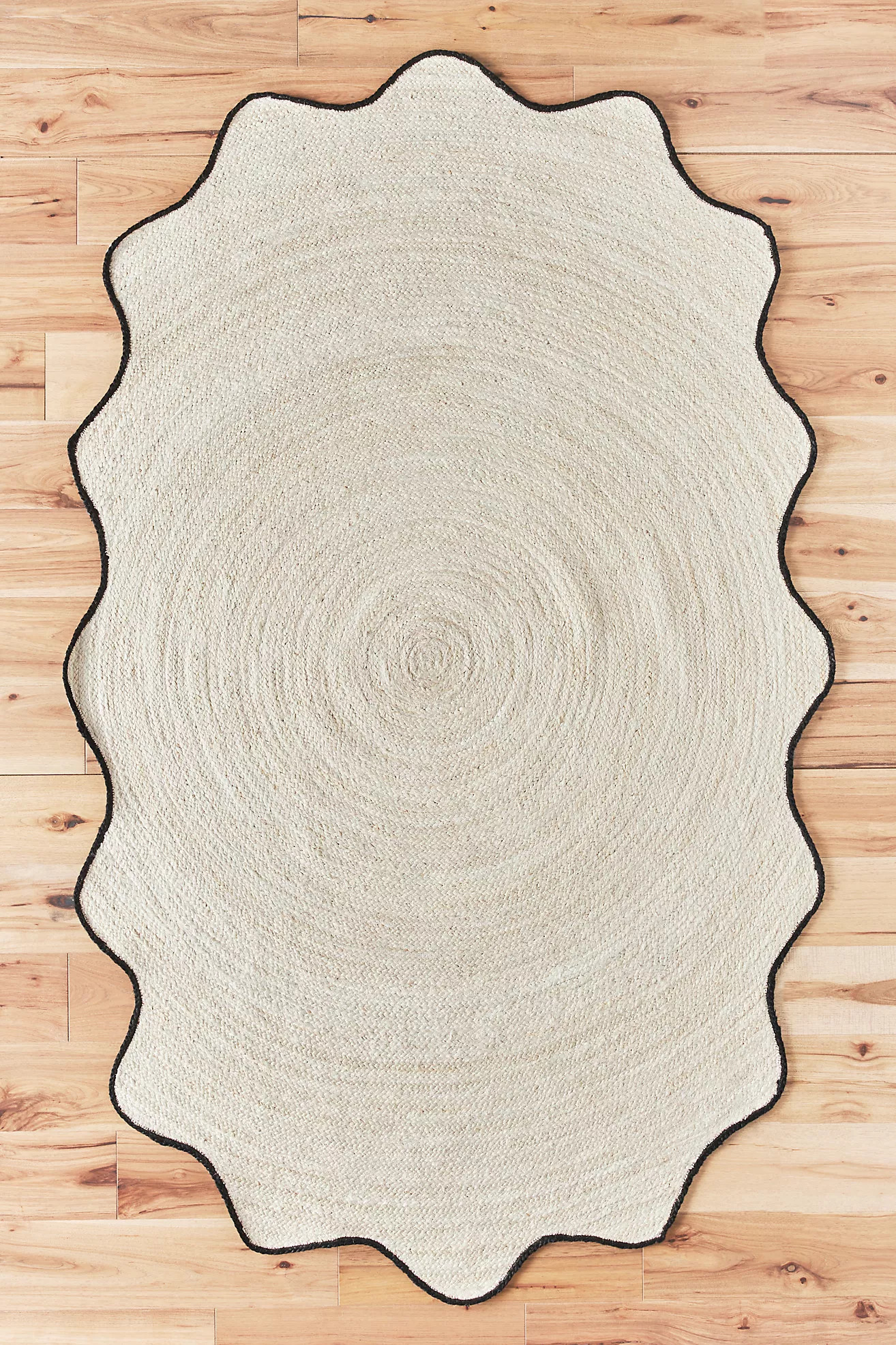 Scalloped Jute Hartley Rug | Anthropologie (US)