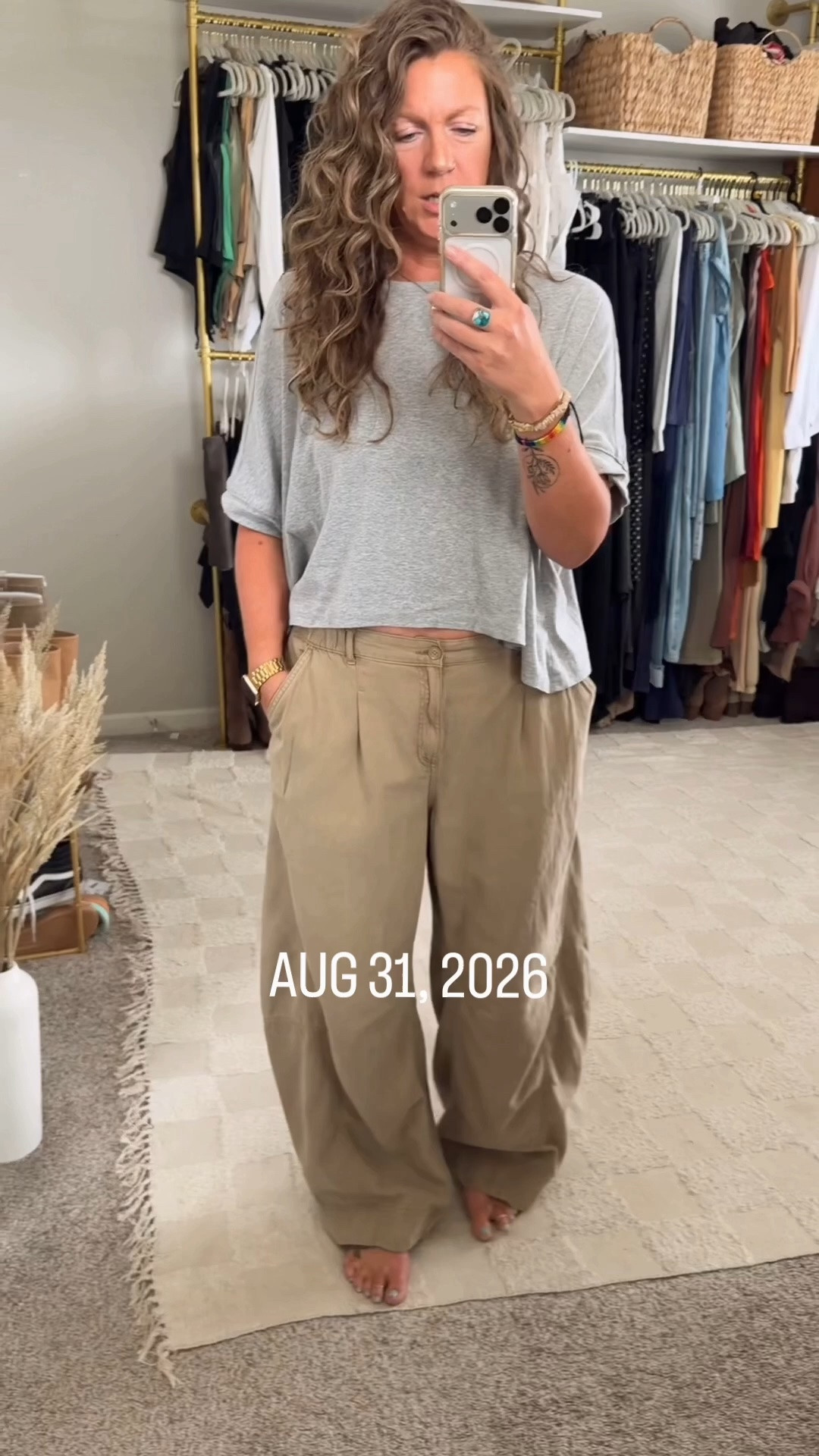Large tee, large long pants - RESTOCKED!!!! Do NOT wait for these to go on sale! Sell out risk!!!!!

#LTKTall #LTKOver40