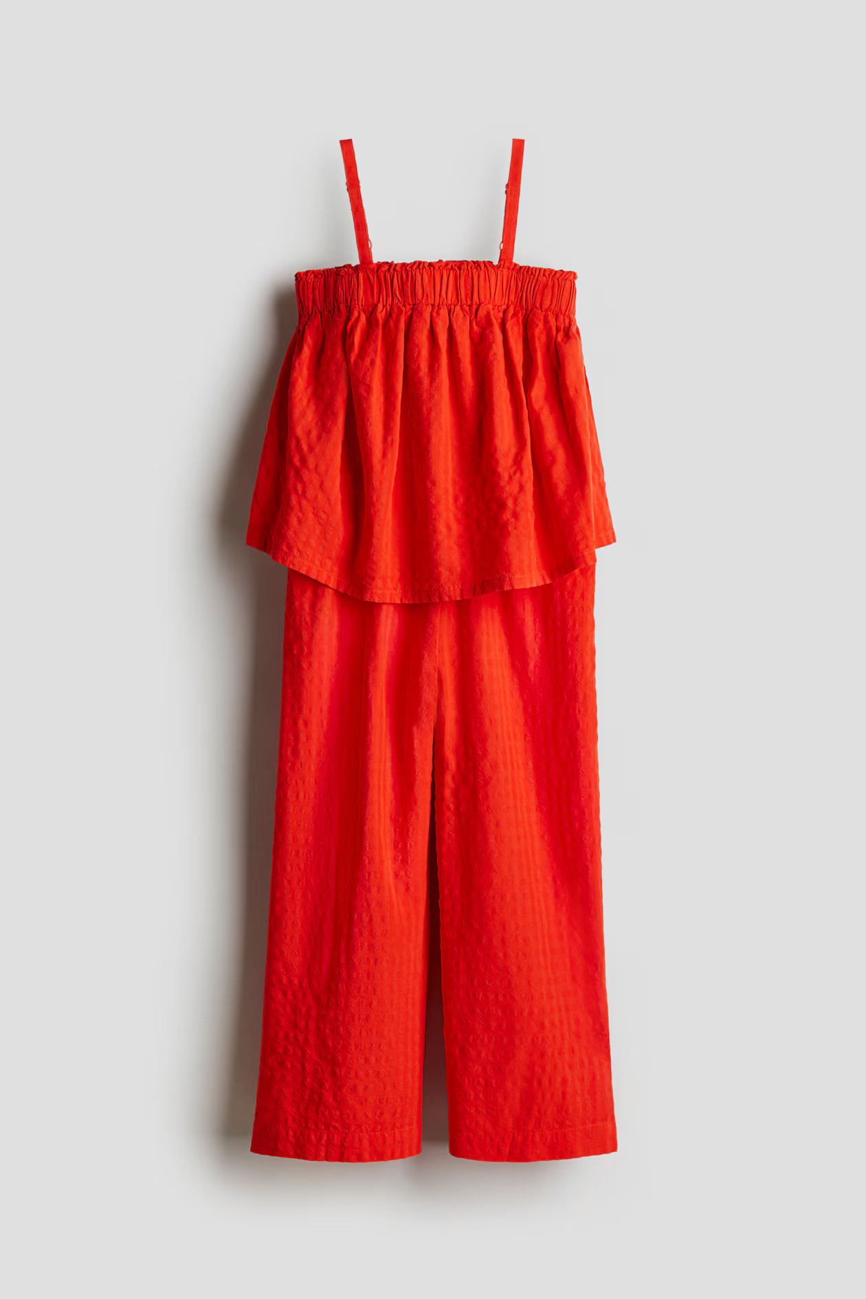 2-Piece Top and Pants Set - Bright red - Kids | H&M US | H&M (US + CA)