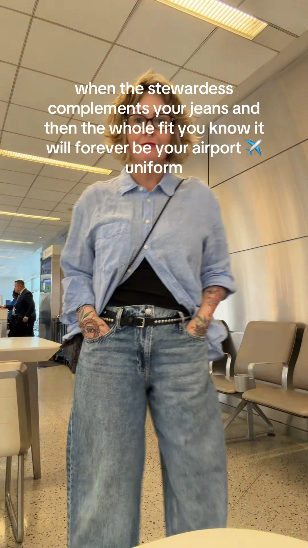 Unlocked my iconic airport fashion moment🛫🧳

#LTKTravel #LTKMidsize #LTKootd
