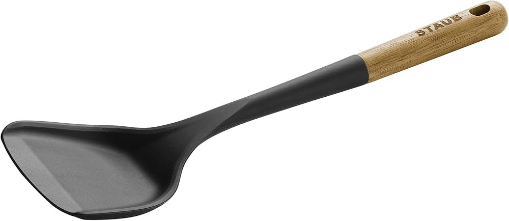 STAUB Wok Spatula, Perfect for Scooping, Flipping, Stirring, and Turning Stir Fries, One Size, Du... | Amazon (US)