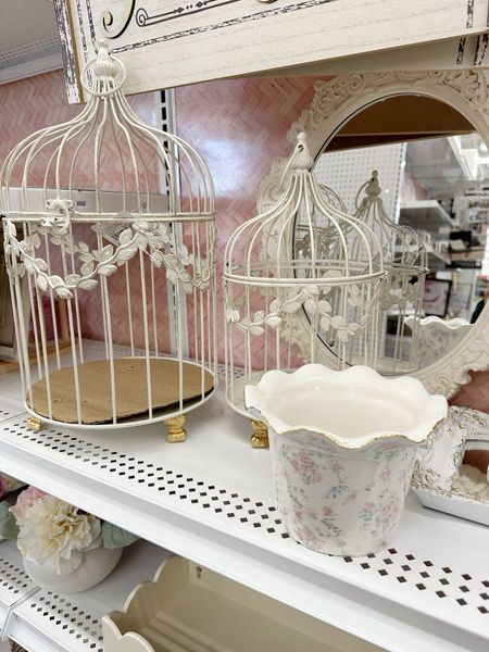 I found the most darling decor today. I’m thinking of adding some pieces to Ali’s room. That scalloped floral pot is so cute. It looks vintage. The birdcages are cute too!





Michael’s, nursery decor, bedroom, shabby chic, cottage, traditional #competition 

#LTKSeasonal #LTKFind