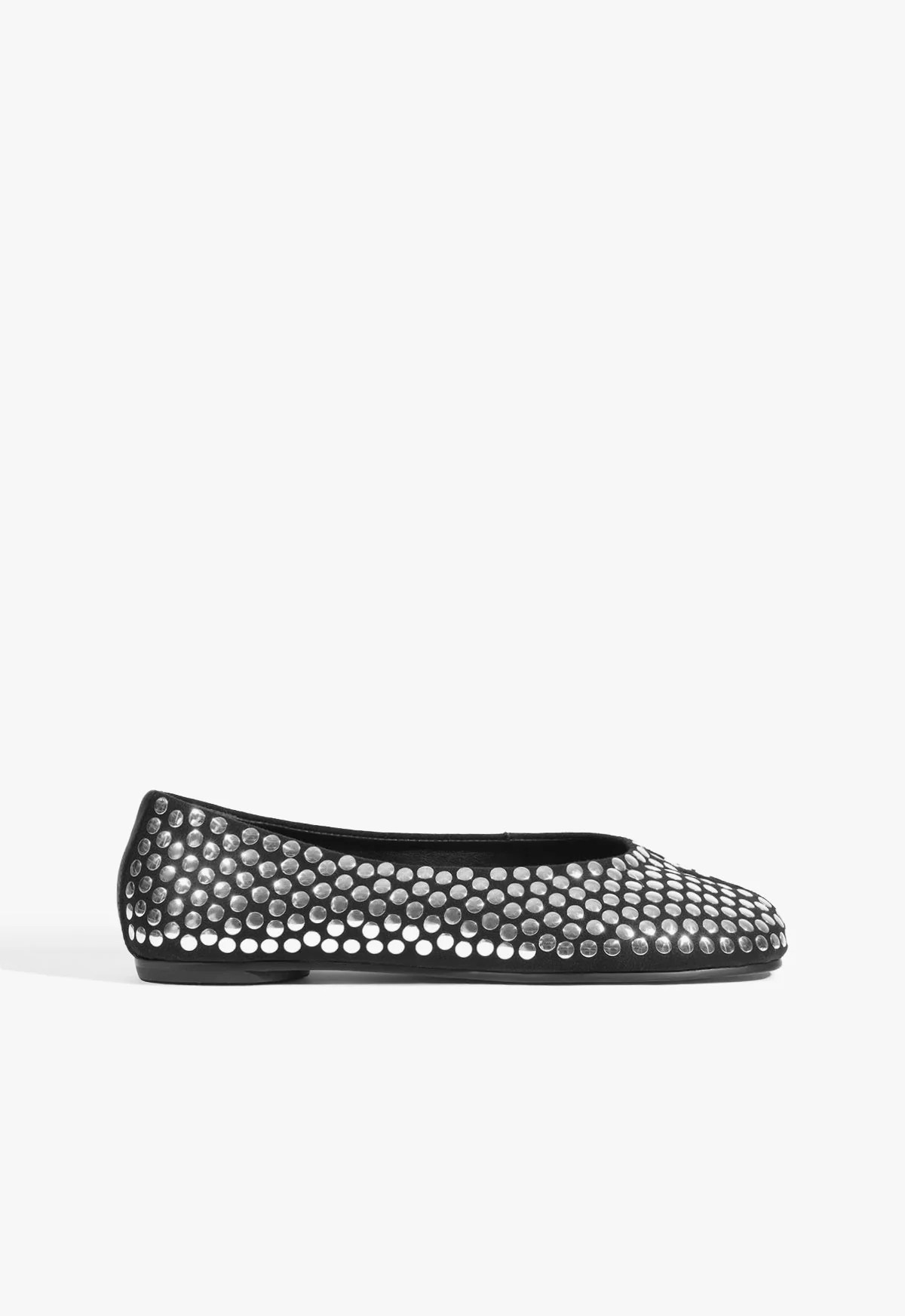 Yumi Studs Black Ballet Flat | Schutz (US)