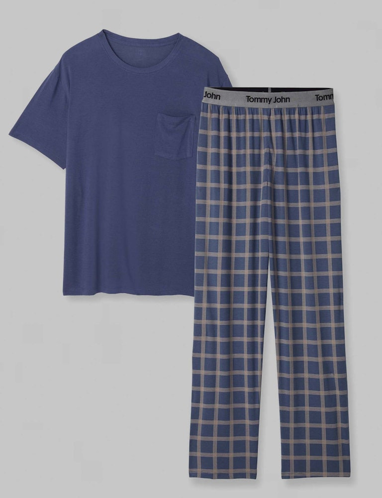 Second Skin Pajama Pocket Tee & Pant Set | Tommy John