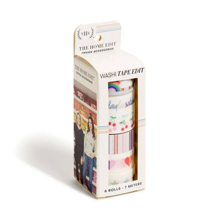 The Home Edit Washi Tape, 6 Count, Multi-Color, 6353U | Walmart (US)