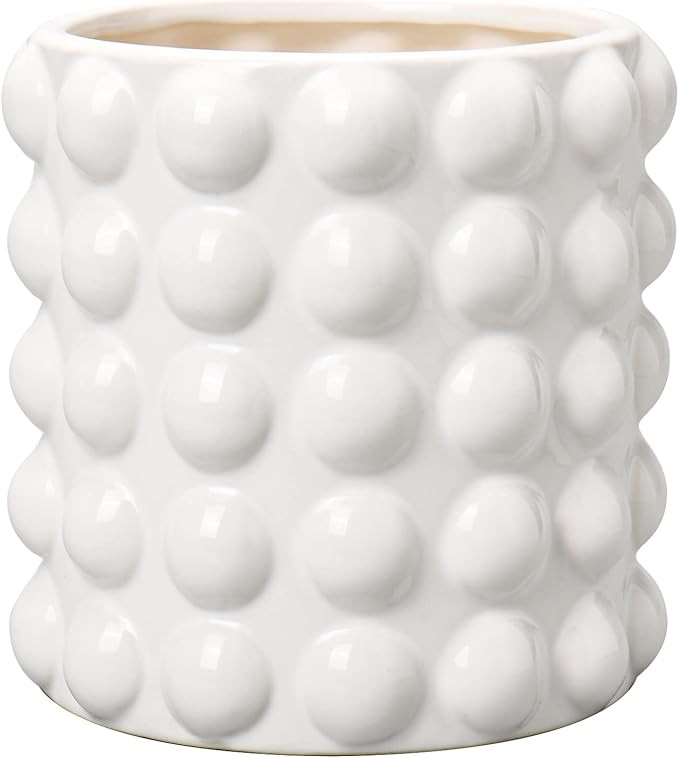 DILATATA 5.5 Inch Ceramic Planter Pot for Indoor Plants with Drainage Hole Bubble Flower Planter ... | Amazon (US)