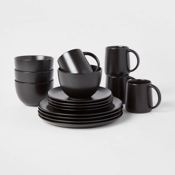 16pc Stoneware Acton Dinnerware Set - Threshold™ | Target