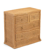 29in 4 Drawer Woven Dresser | Marshalls