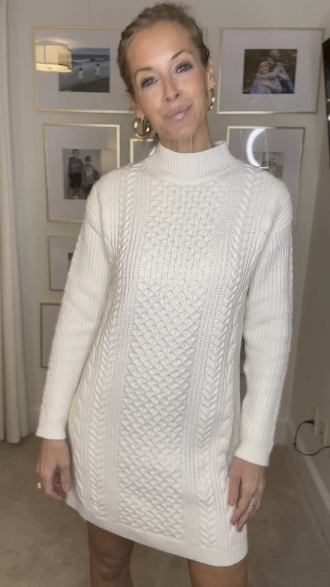 Drinks night!!!! Perfect sweater dress for a office event and party! 

#LTKSeasonal #LTKOver40 #LTKHoliday