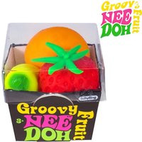 Groovy Nee Doh Schylling Fruit Stress Ball, Elastic Soft Squishy Fidget Toy, Banana Strawberry Orange Squeeze Sensory Toy | AliExpress (US)