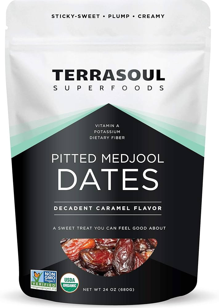 Terrasoul Superfoods Organic Pitted Medjool Dates, 1.5 Lbs - Pits Removed | Soft Chewy Texture | ... | Amazon (US)