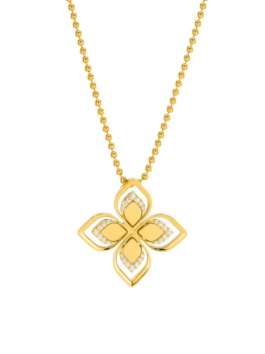 Venetian Princess 18K Gold & Diamond Pendant Necklace | Saks Fifth Avenue