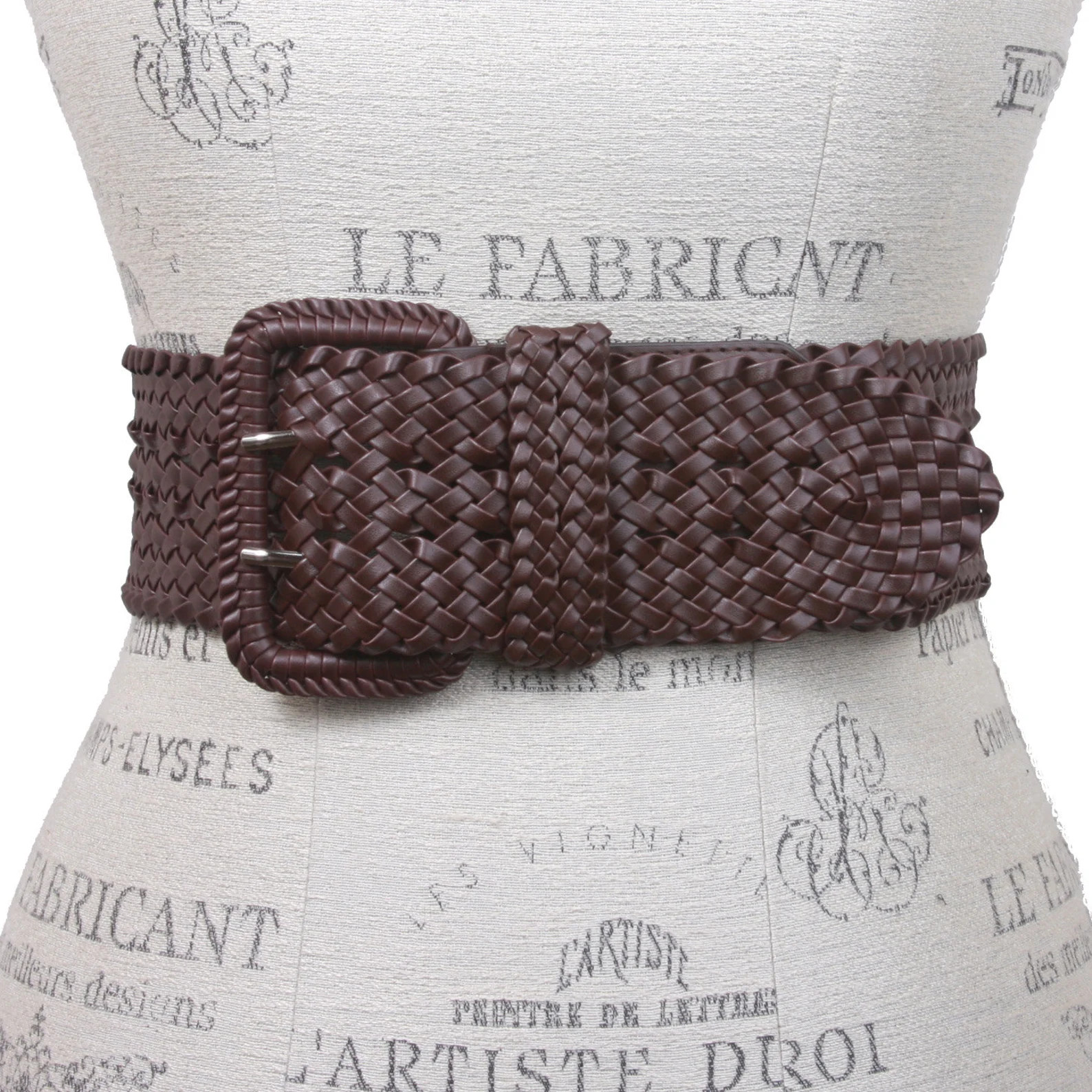 3 75 Mm Wide High Waist Hand Made Soft Metallic Woven Braided Rectangular Boho Concho Leather Ani... | Etsy (US)