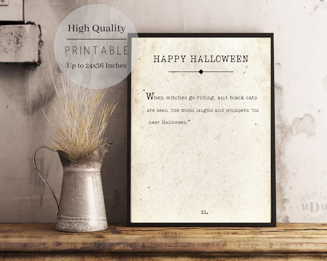 Happy Halloween Printablebook Page Printhalloween - Etsy | Etsy (US)