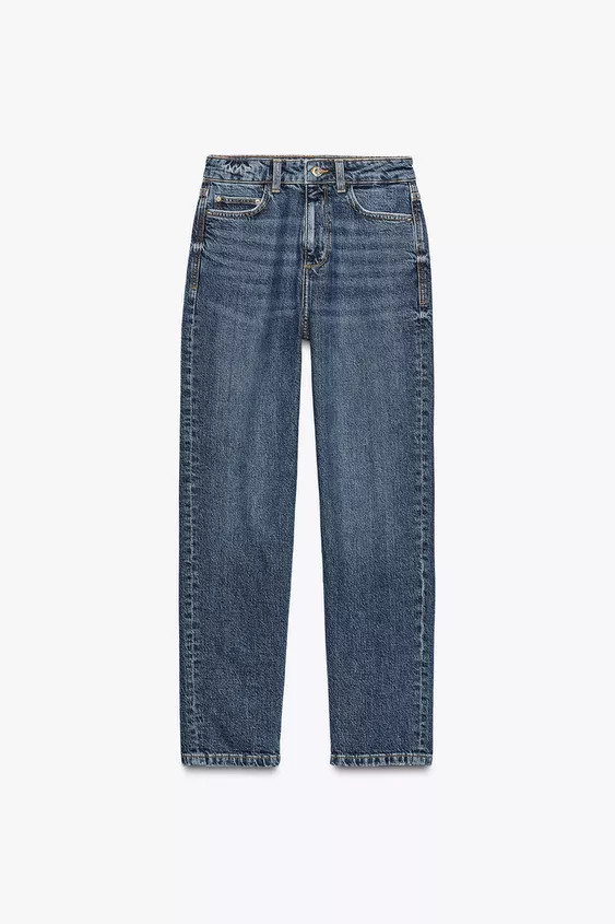 Z.01 HIGH WAIST COMFORT MOM FIT JEANS | Zara US