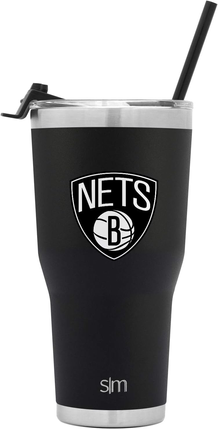 Simple Modern Officially Licensed NBA Tumbler with Flip Lid and Straw Insulated Stainless Steel Cup | Cruiser Collection | 30oz | Amazon (US)