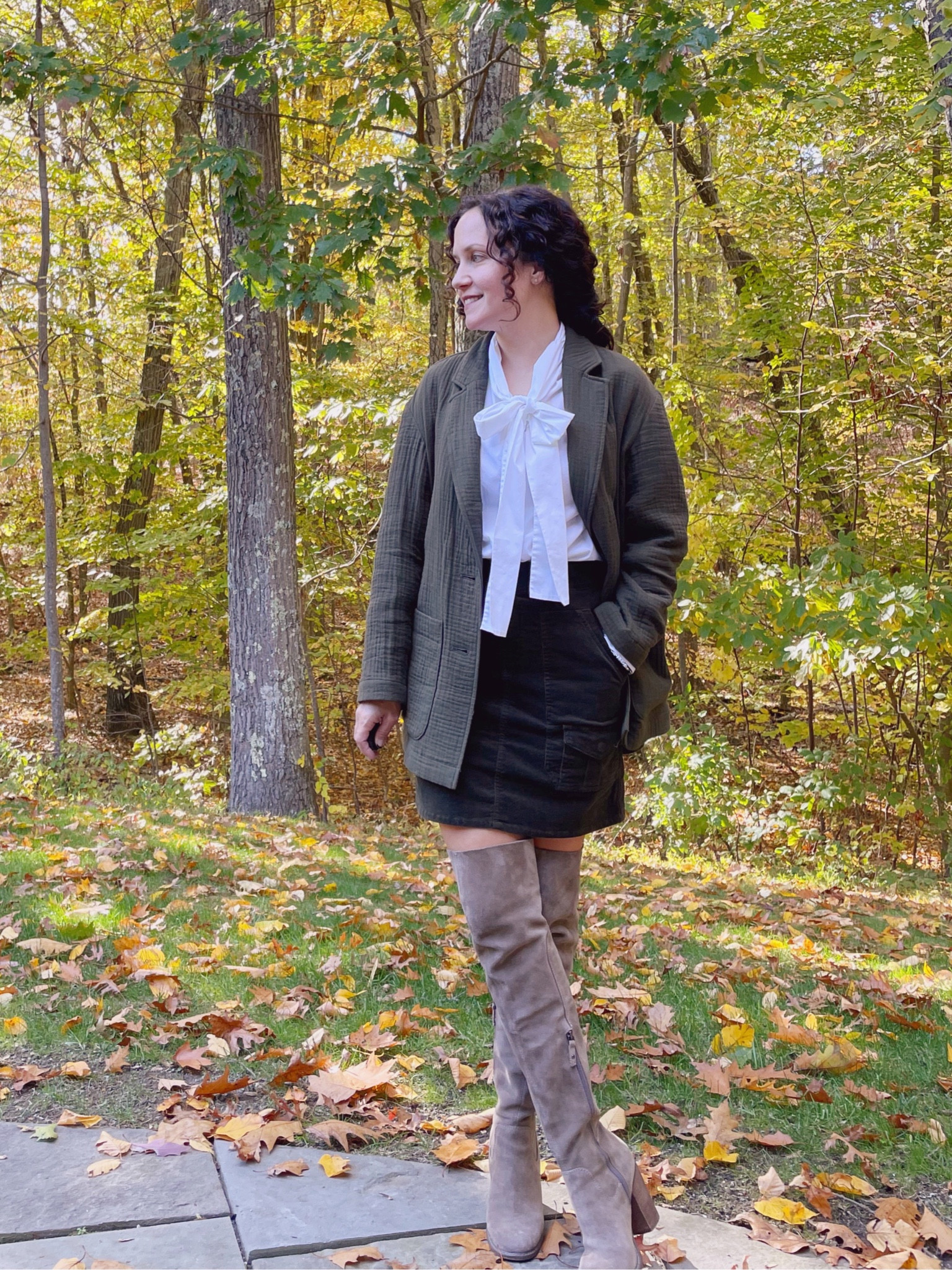 More of a work look for this cord skirt 👢 

#LTKshoecrush #LTKunder100 #LTKSeasonal