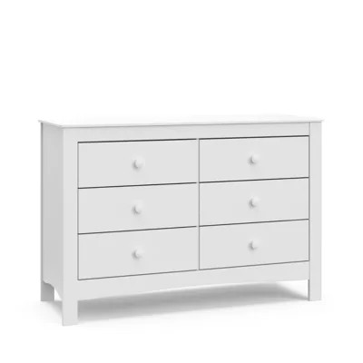 Graco Noah 6 Drawer White Dresser  | buybuy BABY