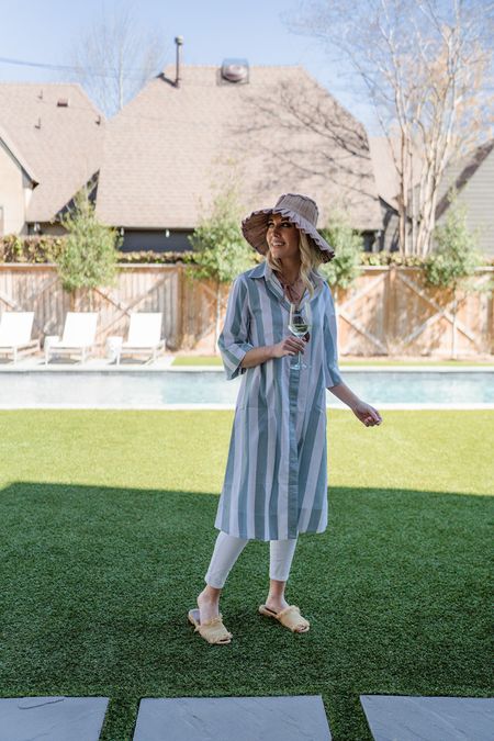 New lake pajamas caftan! Wearing size small. Wearing size small in Lorna Murray Packable sun hat 

#LTKSeasonal #LTKstyletip #LTKFind