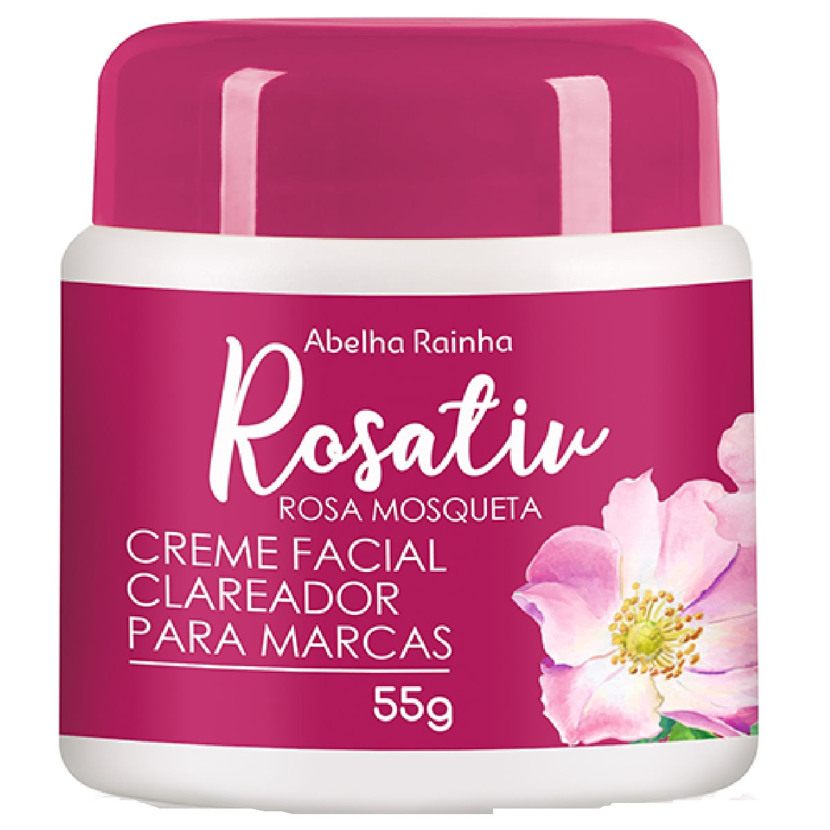Creme Clareador Para Marcas Com Óleo De Rosa Mosqueta Rosativ Abelha Rainha 55g | Drogasil (BR)