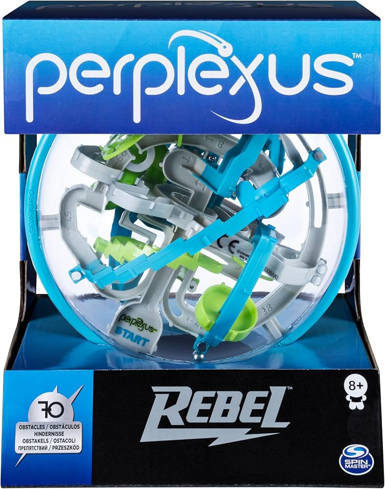 Perplexus Rebel, 3D-Kugellabyrinth mit 70 Hindernissen - für fingerfertige Perplexus-Fans ab 6 J... | Amazon (DE)