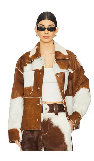 Highland Jacket in Cowhide | Revolve Clothing (Global)