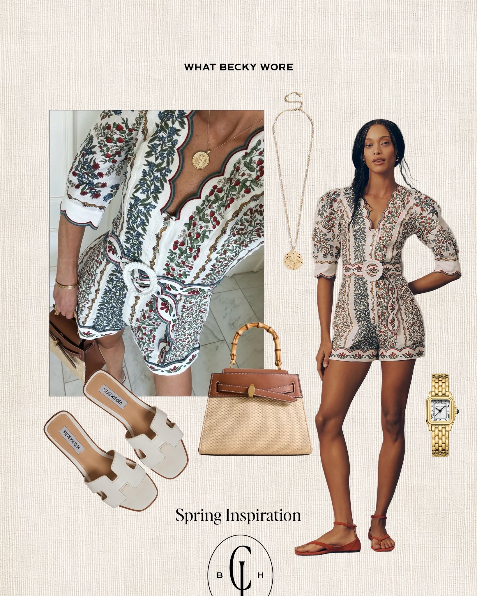 Spring Outfit Inspiration — my new favorite seasonal romper from Farm Rio.

#LTKootd