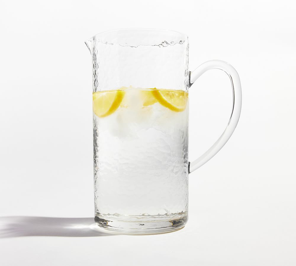 Hammered Outdoor Pitcher | Pottery Barn (US)