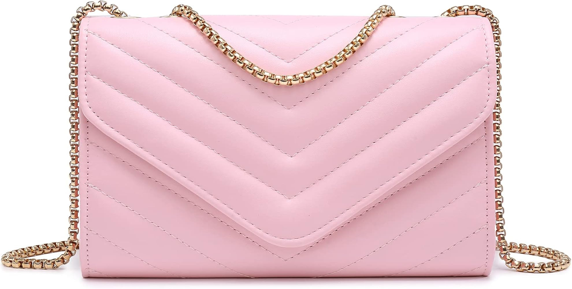 Dasein Women Small Quilted Crossbody Bags Stylish Designer Evening Bag Clutch Purses and Handbags... | Amazon (US)