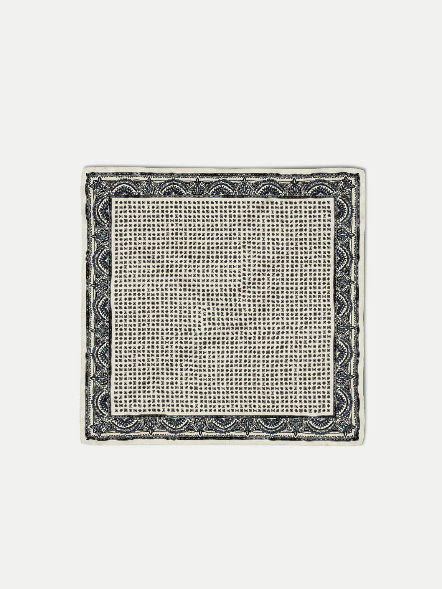 Sava Silk-Blend Scarf in Ecru Multi | Veronica Beard | Veronica Beard