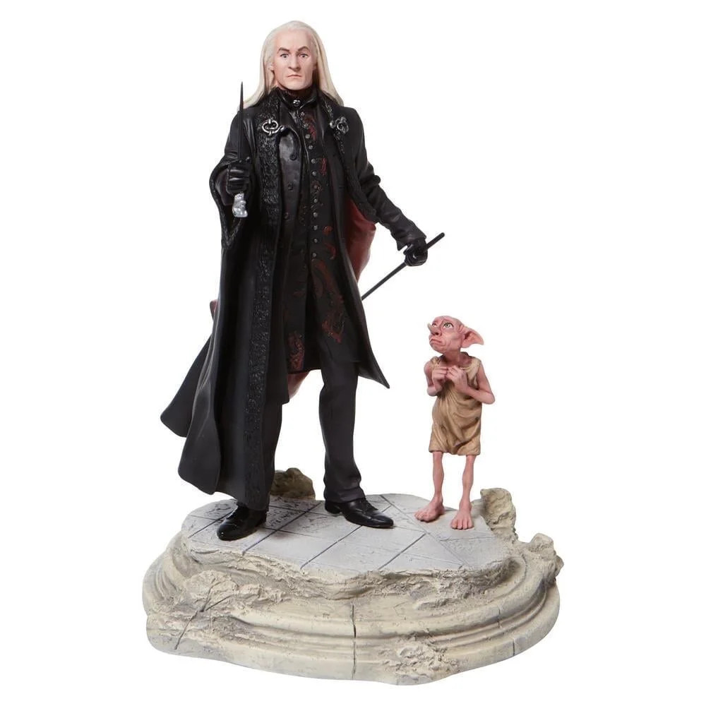 Wizarding World of Harry Potter Lucius Malfoy with Dobby Figurine 10.3in H | Walmart (US)
