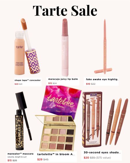 My top 6 favorite tarte products on sale today!! 



#LTKSeasonal #LTKbeauty #LTKsalealert