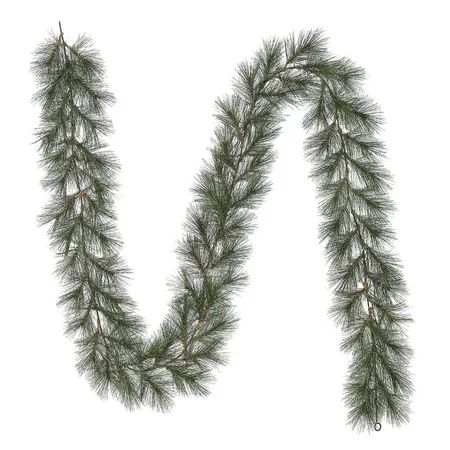 Holiday Time Unlit 9' Rochester Pine Artificial Christmas Garland | Walmart (US)
