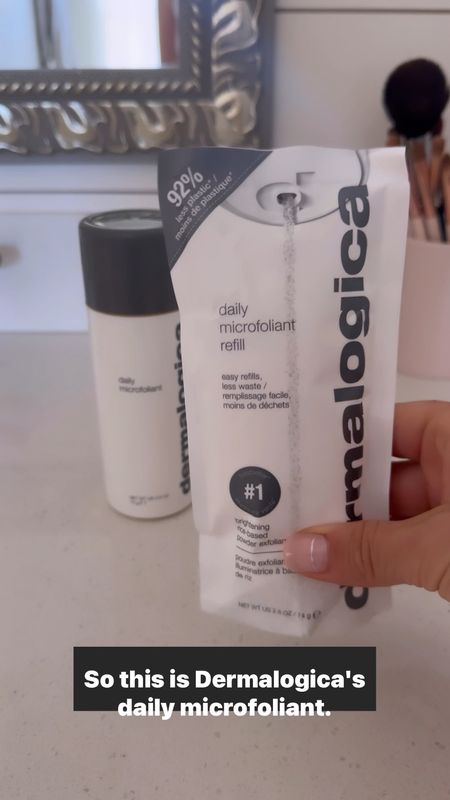✨I’ve Been Using This for 20 Years✨

Talk about a long-term relationship💖 If you’re looking for an exfoliating powder that doesn’t irritate or scratch you need to check out this Daily Microfolliant from @dermalogica Gentle ingredients that are activated when mixed with water, this powerhouse powder turns into a gentle paste that has worked miracles in my skin. 

And now they have an ♻️🌎eco-friendly🌎♻️ refill that helps reduce plastic waste; even better!!

Let me know in the comments below your skincare must-have or comment LINK & I can DM you how to shop this awesome exfoliant🤗

#dermalogica #exfoliateyourskin #skincare #skincareroutine #cleanser #skincleanser #dailyskincare #skincareempties #skincarerefills #beautyessentials #myskincare #mombeauty #mombeautyblogger #beautyrefresh #styleonthego #glowingskin #beautymusthave #washyourface #momskincareroutine #instabeauty #instamom #momfluencer #productsimusing #atlantainfluencer #skincaregoals

#LTKover40 #LTKbeauty #LTKstyletip