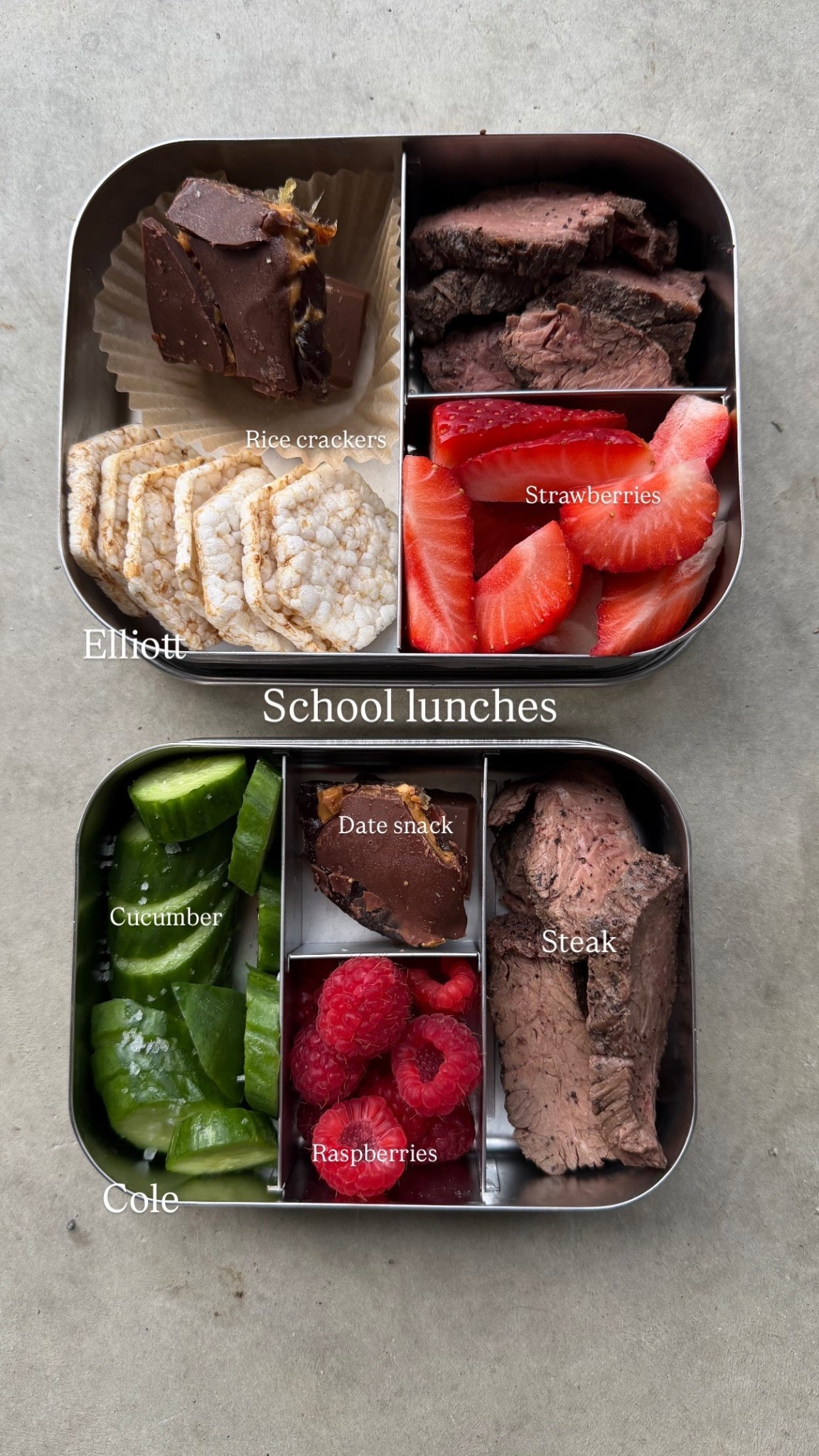 School lunches for the boys! These stainless steel bento boxes are perfect for fitting all the necessities 🤍

#LTKKids #LTKmomlife #LTKfoodie