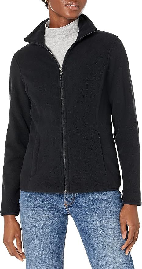 Amazon Essentials Women's Classic-Fit Long-Sleeve Full-Zip Polar Soft Fleece Jacket | Amazon (US)