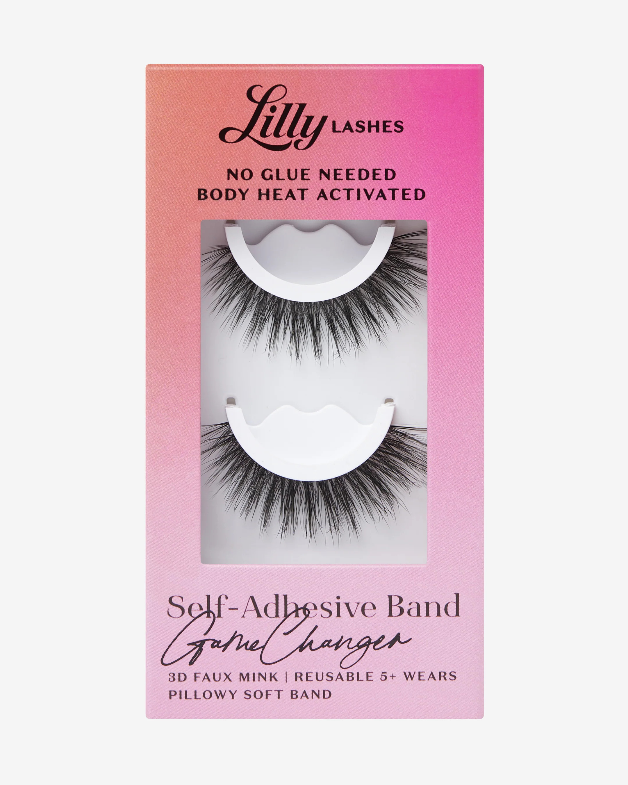 GameChanger | Self-Adhesive Lashes | No Glue Needed | Lilly Lashes | Lilly Lashes