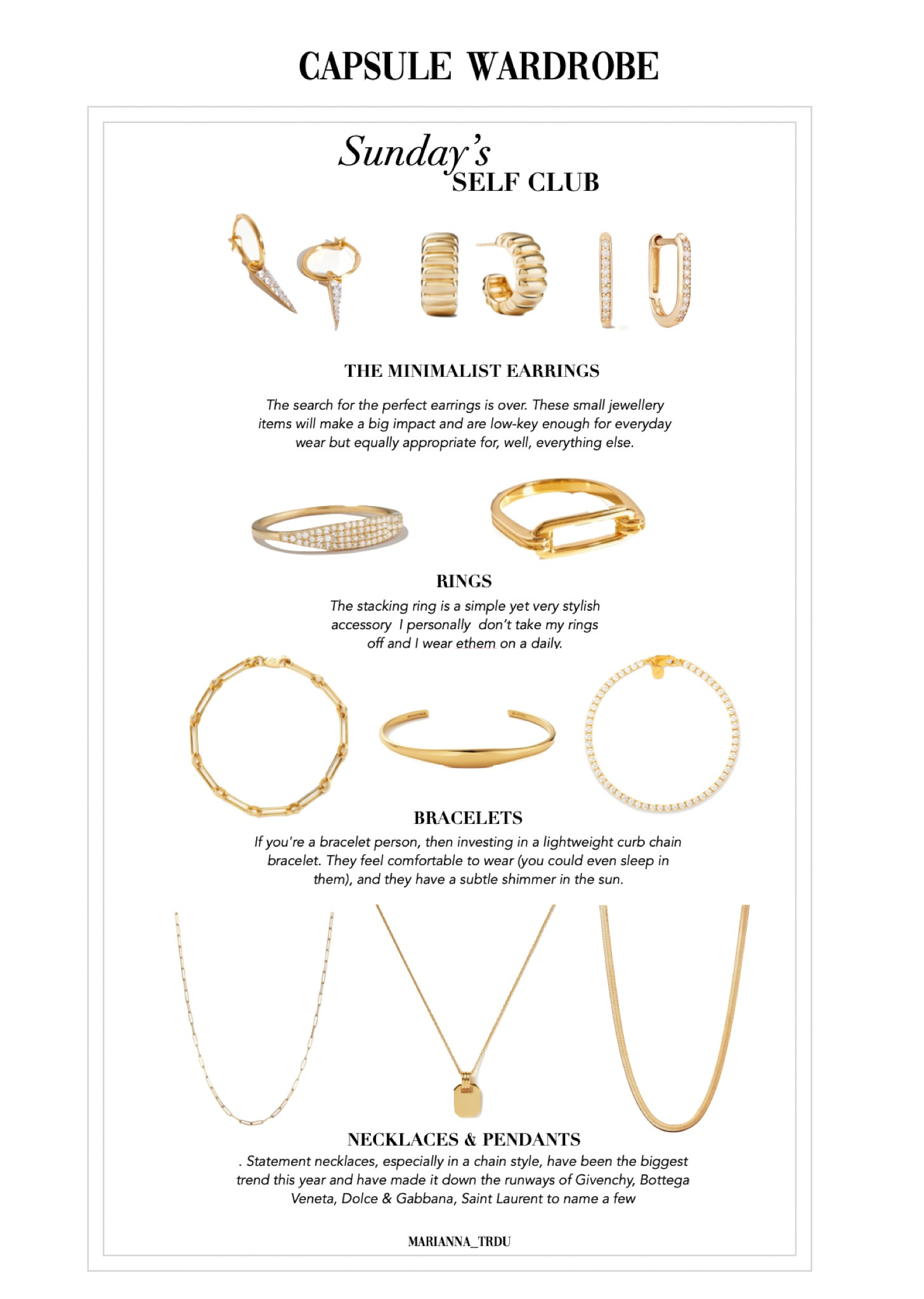 The jewellery capsule wardrobe 

#LTKSeasonal #LTKeurope #LTKstyletip