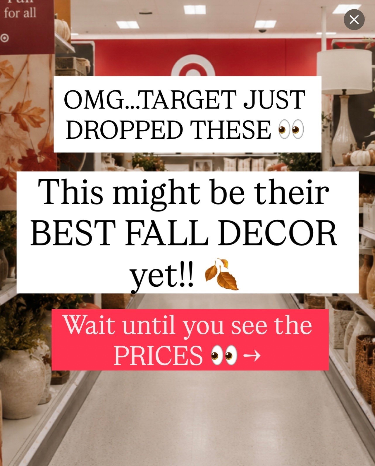 Target’s NEW fall decor is here and these finds are GOOD 🍂👀 So many designer-looking pieces at seriously good prices including finds starting at just $5! I’m sharing all of my favorites before the best ones sell out. 🤎

Shop all of my Target fall finds here!

#targetfinds #targetstyle #targethome #falldecor #fallhome #affordabledecor #homedecorfinds #ltkhome #ltkfinds