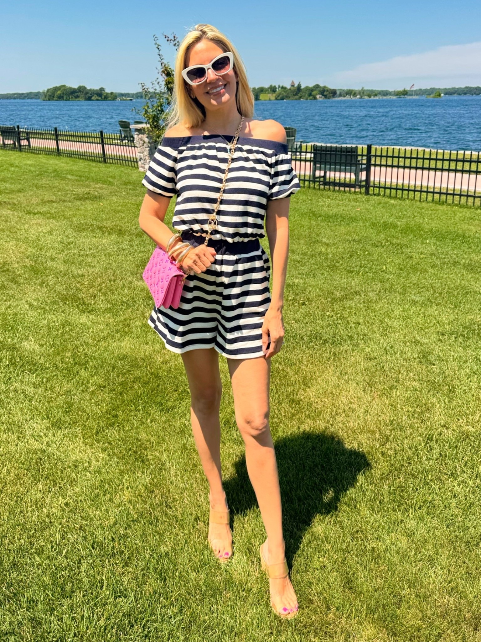 Cute nautical romper @VICI

#LTKootd