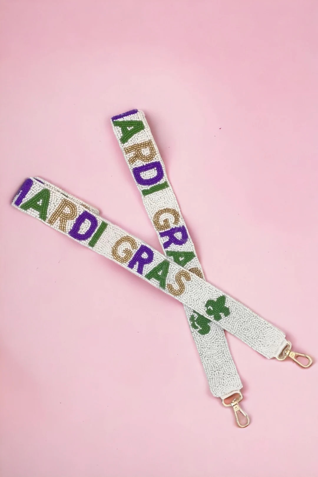 Mardi Gras Bag Strap, Beaded Bag Strap, Mardi Gras Accessories, Fat Tuesday, Mardi Gras Parade | Etsy (US)