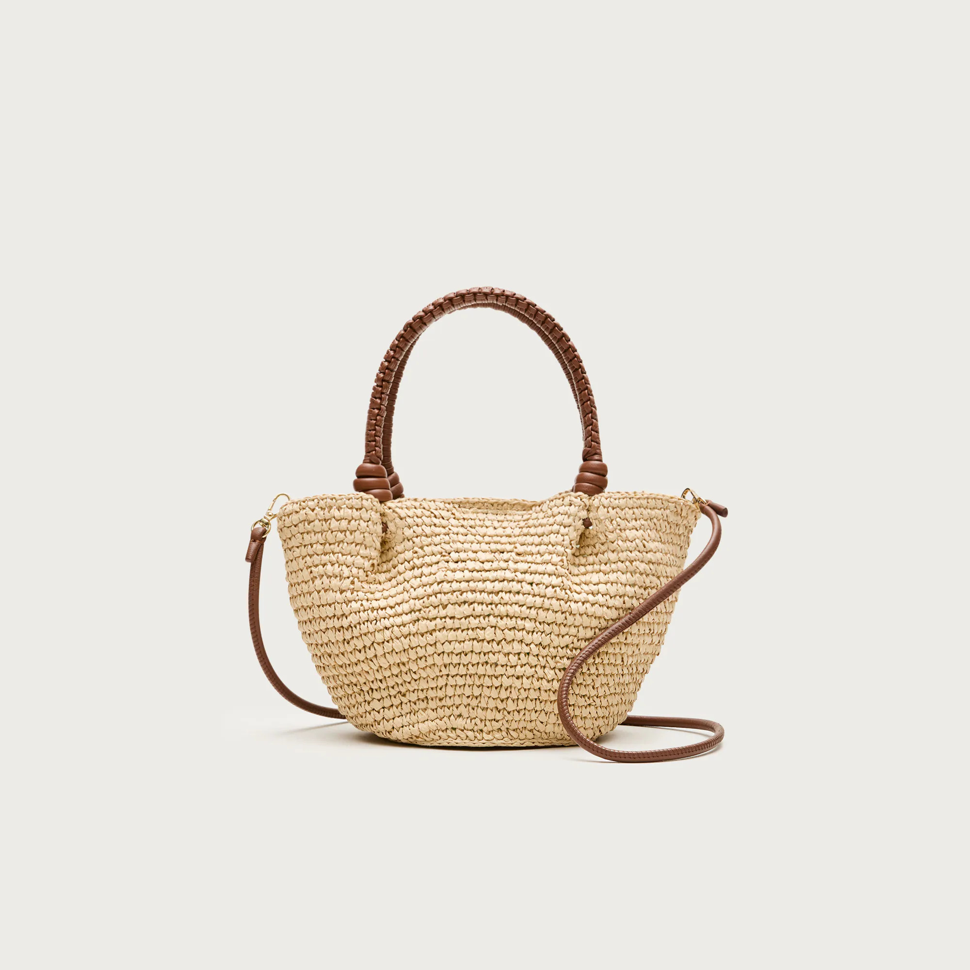 Mini top-handle bag in straw | J. Crew US