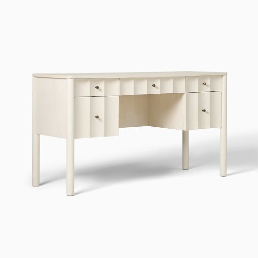 Scalloped Storage Desk (56") | West Elm (US)