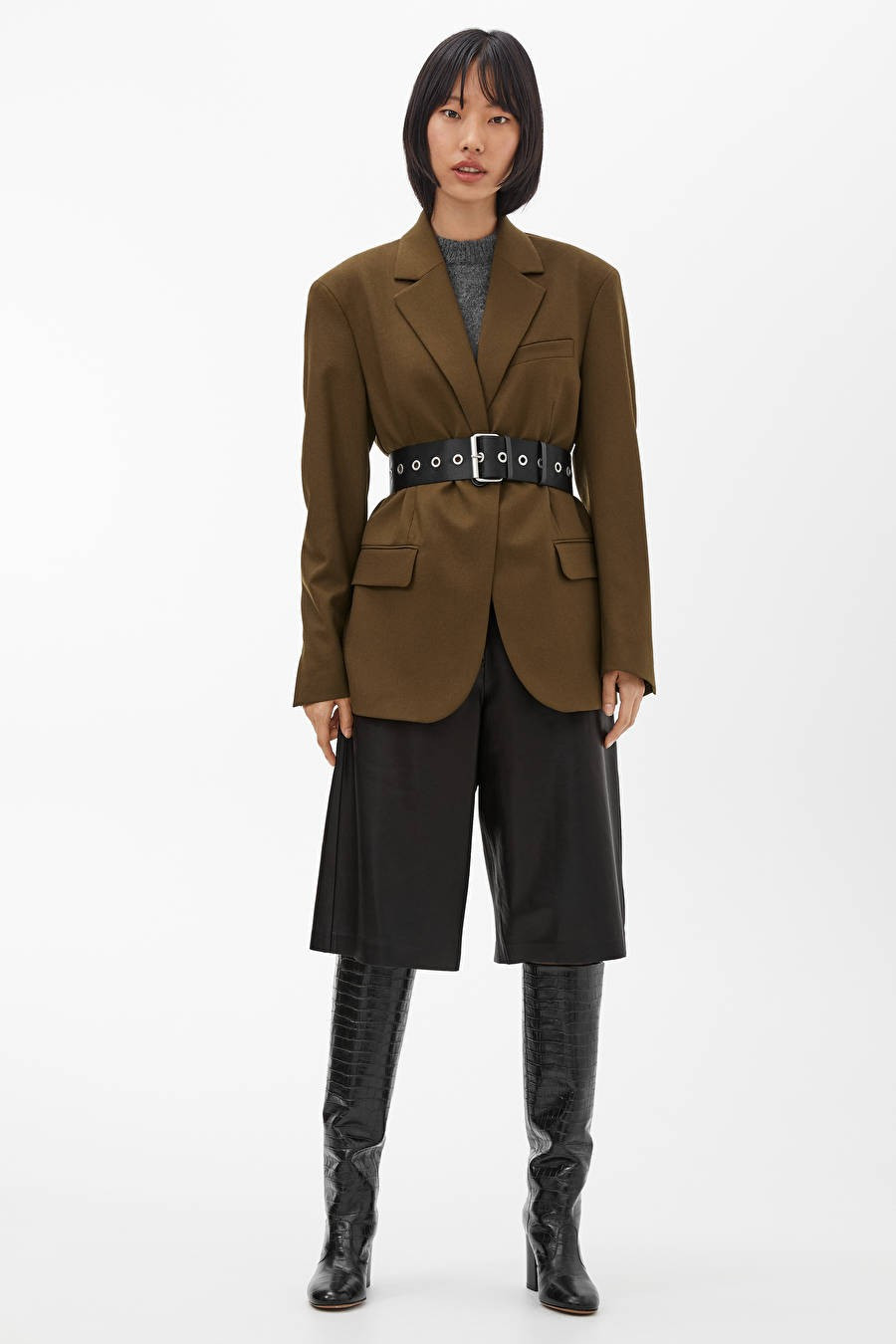 Oversized Wool Hopsack Blazer | ARKET (US&UK)