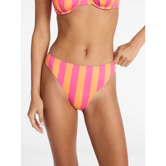 No Boundaries Mid Rise Bikini Bottoms, Women's XXS-XXL | Walmart (US)
